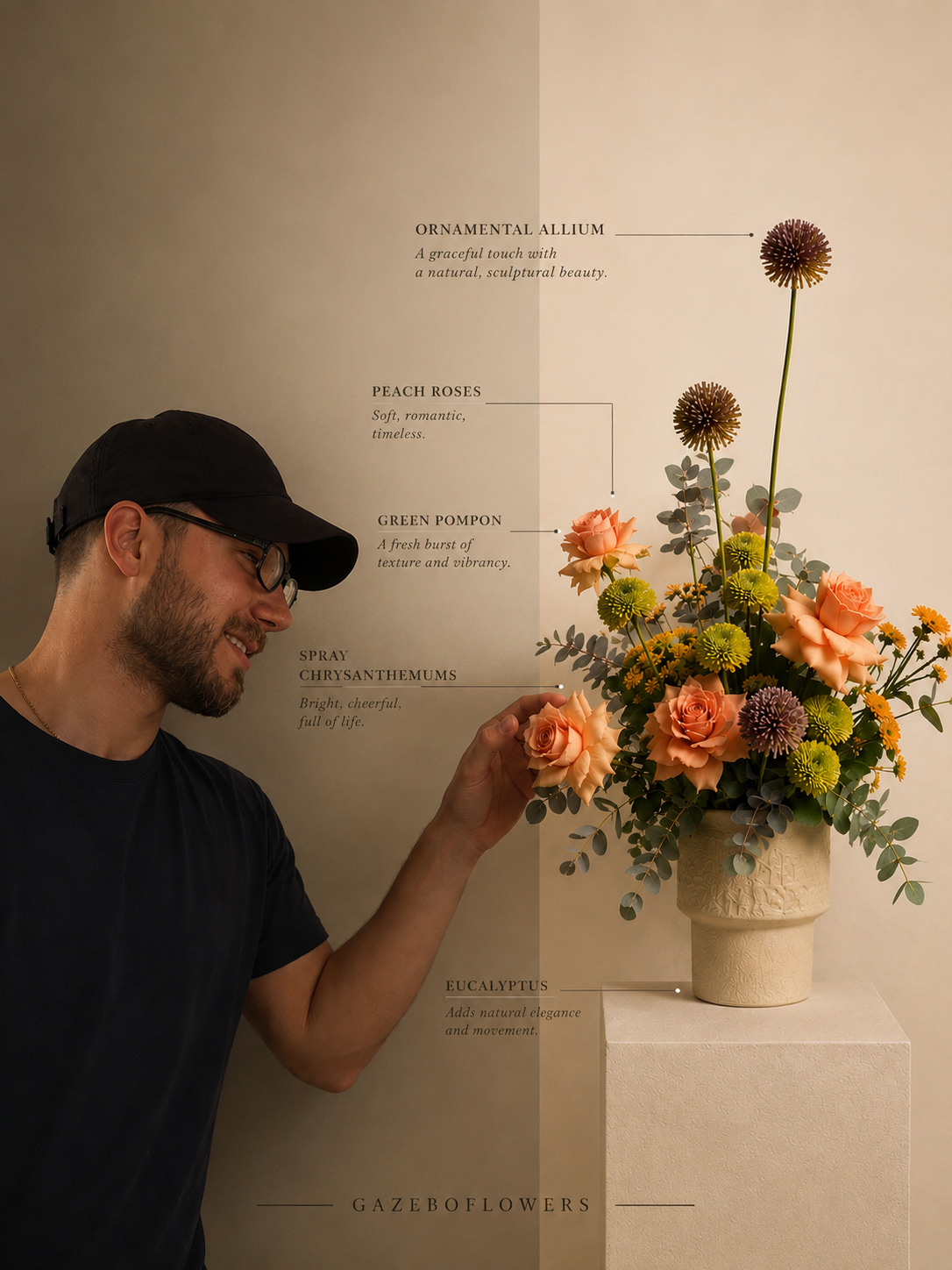 No.04 floral sanat eseri